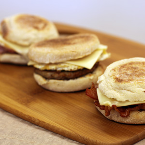 breakfast sandwiches